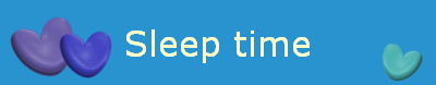 Sleep time