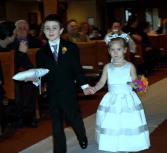 Here comes the bride